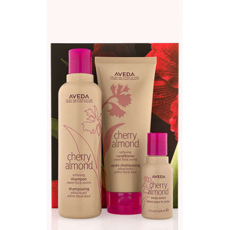 Aveda - cherry almond hair and body softening trio