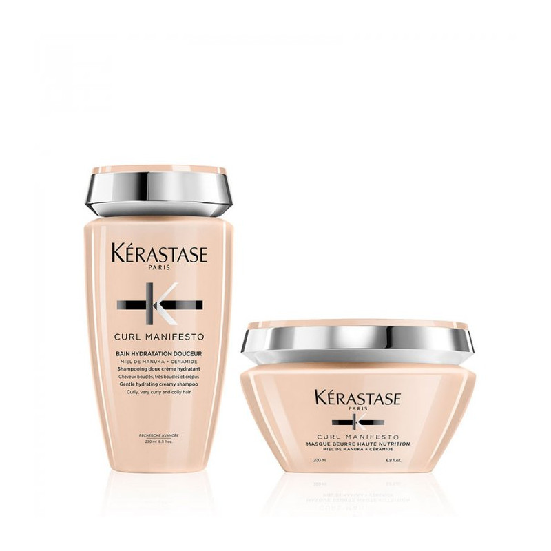Kerastase - Manifesto - Bain Hydratation Douceur + Masque Beurre Haute Nutrition