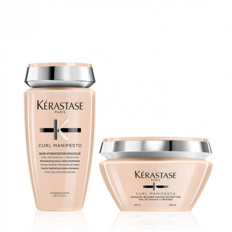 Kerastase - Manifesto - Bain Hydratation Douceur + Masque Beurre Haute Nutrition