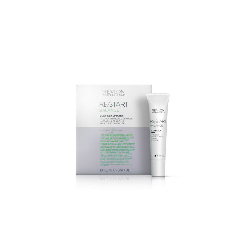 Revlon - Restart Balance Clay Scalp Mask 10 x 15 ml